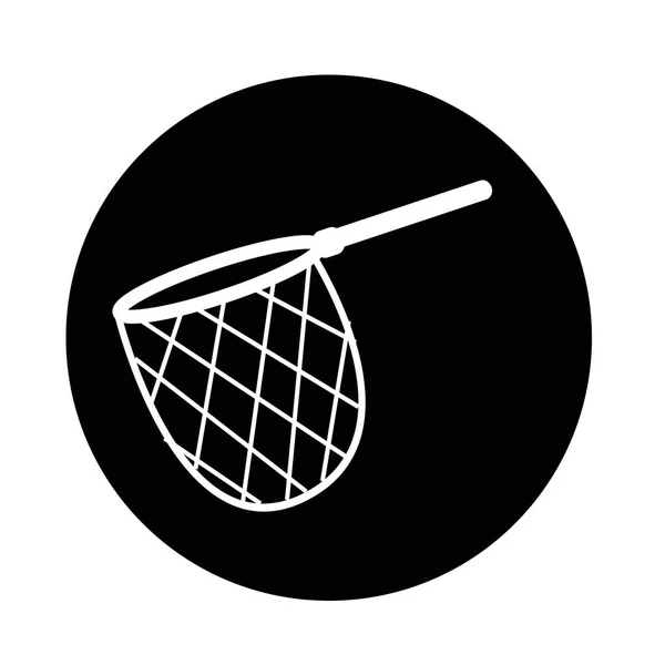 Ikone des Fischernetzes — Stockvektor