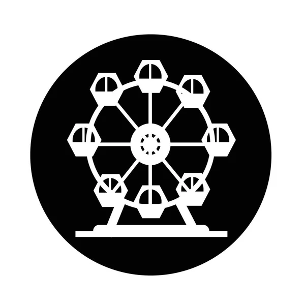 Ikonen för pariserhjul — Stock vektor