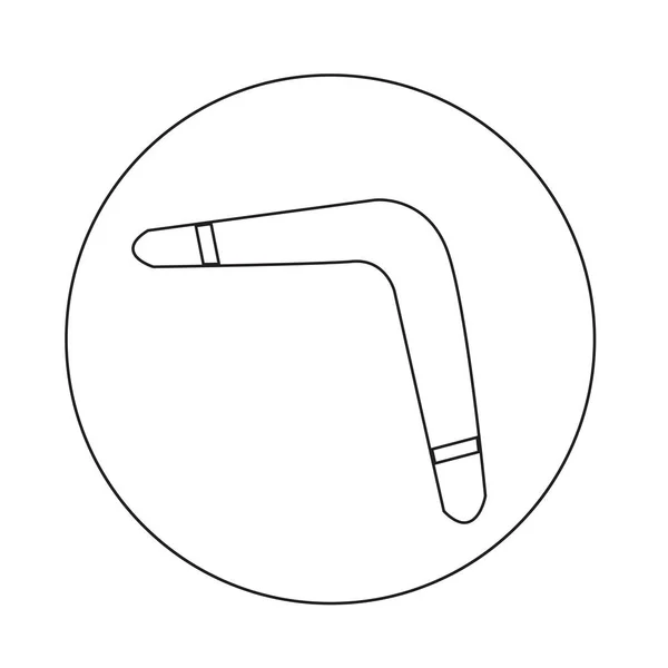 Простая иконка бумеранга — стоковый вектор