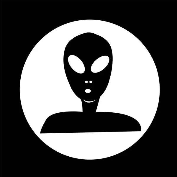 Buitenaardse avatar icon — Stockvector