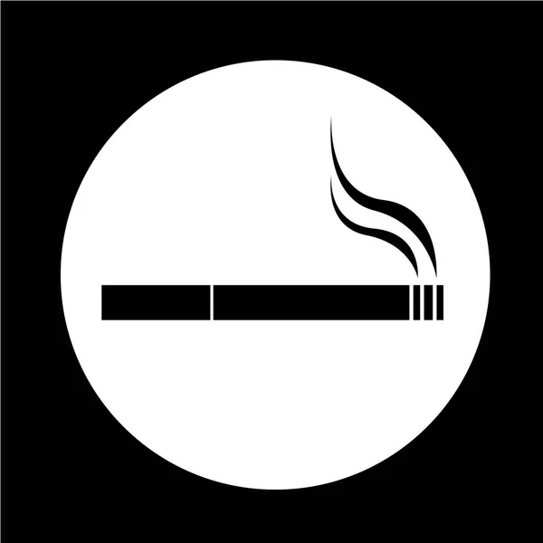 Jednoduché ikony cigaret — Stockový vektor