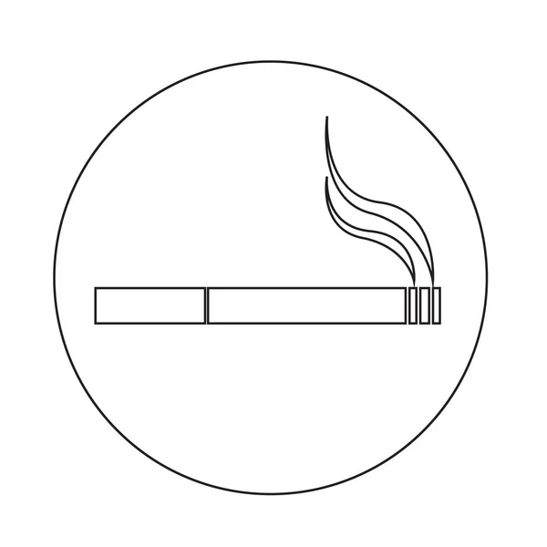 Cigarrillo icono simple — Archivo Imágenes Vectoriales