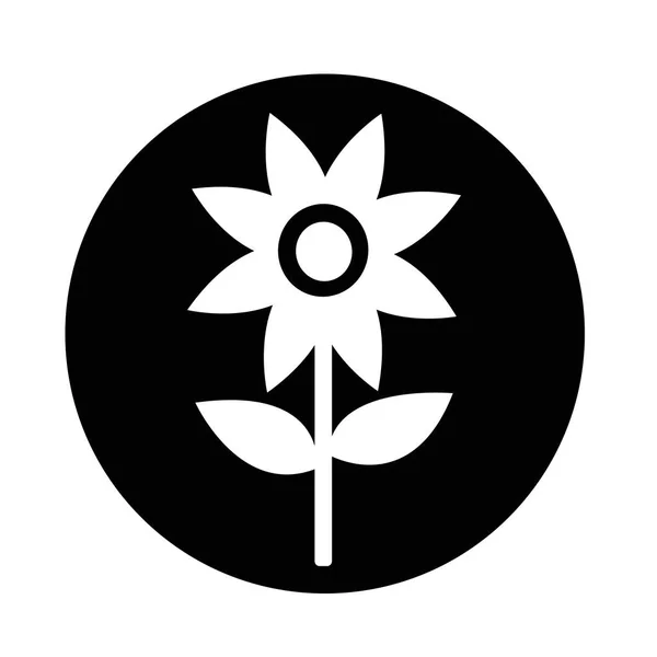 Flor icono simple — Archivo Imágenes Vectoriales