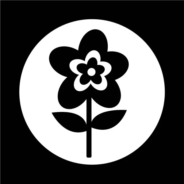 Flor icono simple — Archivo Imágenes Vectoriales