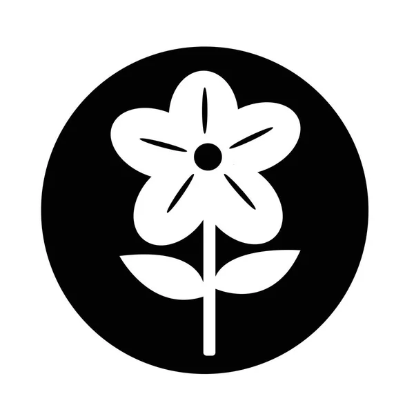 Jednoduché ikony květina — Stockový vektor