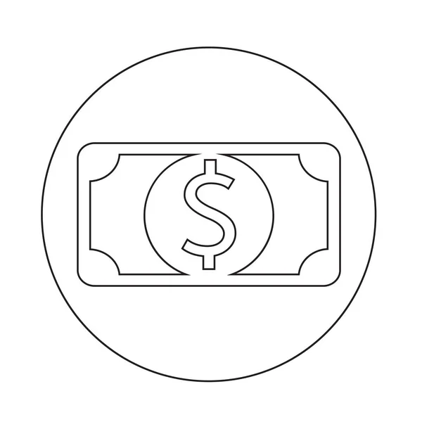 Money simple icon — Stock Vector