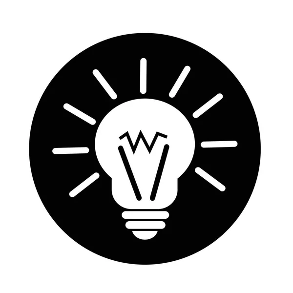 Ikone der leichten Idee — Stockvektor