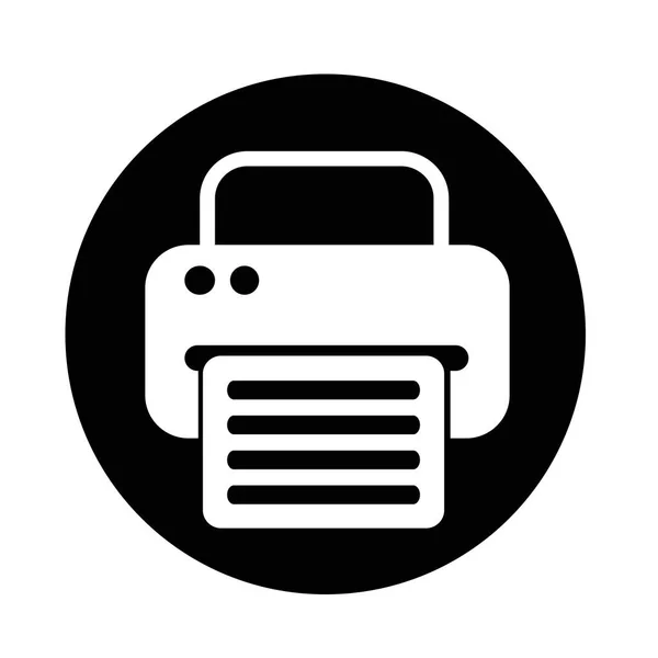 Fax icône web — Image vectorielle
