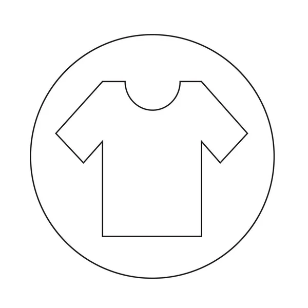 T-shirt simple icon — Stock Vector