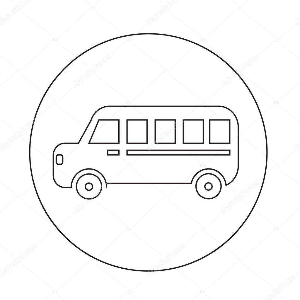 bus simple icon