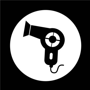 Saç kurutma makinesi simgesi