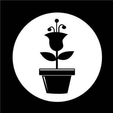 Çiçek Pot simgesi