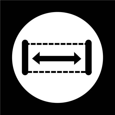 Genişlik işareti simgesi 