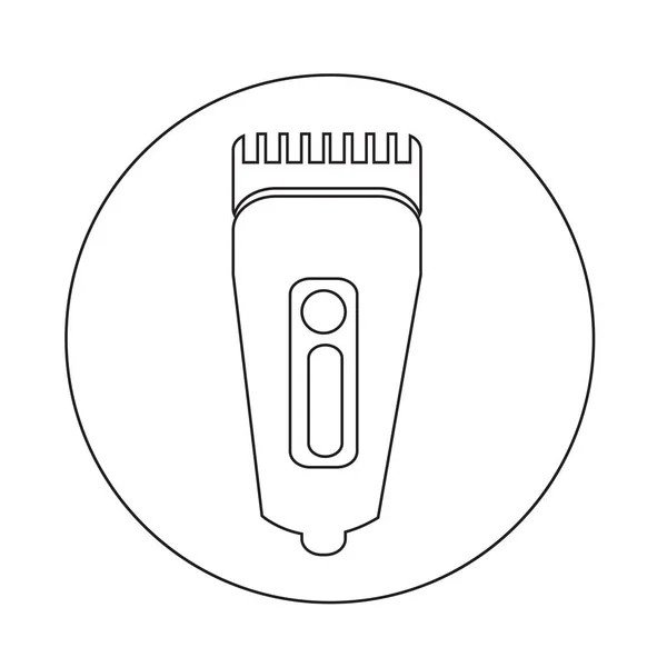 Haarschneidemaschine einfaches Symbol — Stockvektor