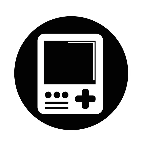 Ícone de console de jogo portátil —  Vetores de Stock