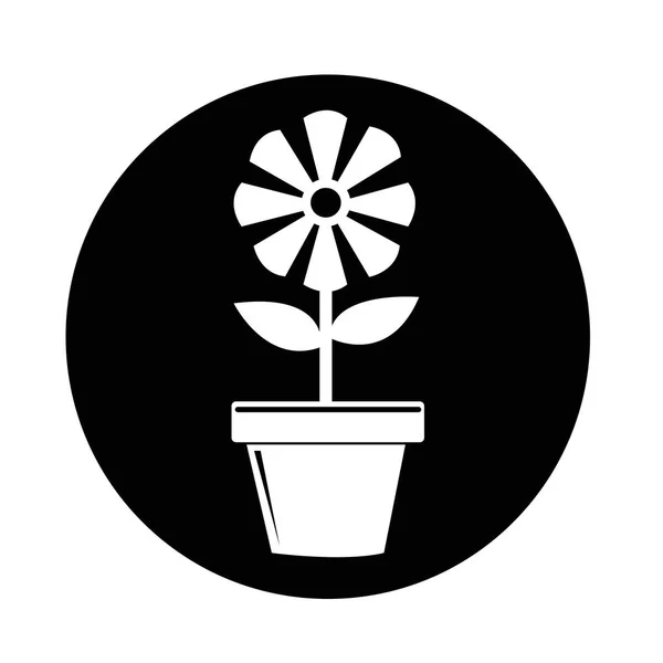 Ikona květináče — Stockový vektor