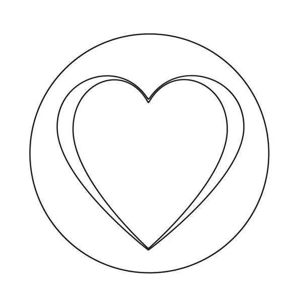 Love Heart icon — Stock Vector