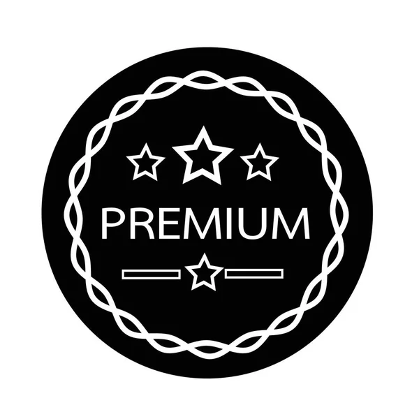 Ícone de crachá de qualidade premium — Vetor de Stock