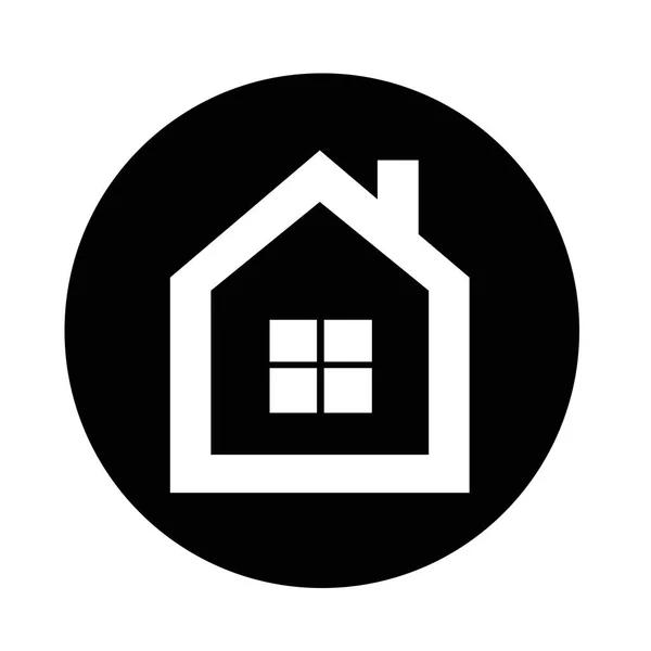 Real estate house icon — Stock Vector