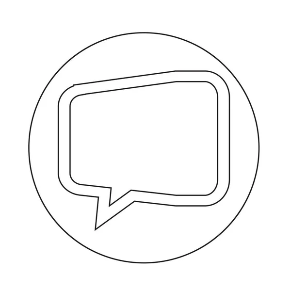 Chat-Dialog-Symbol — Stockvektor