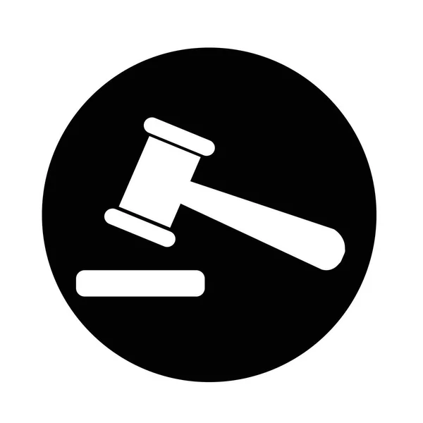 Значок судьи Хаммера — стоковый вектор