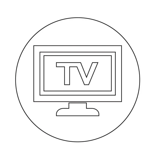 电视登录监视图标 — 图库矢量图片