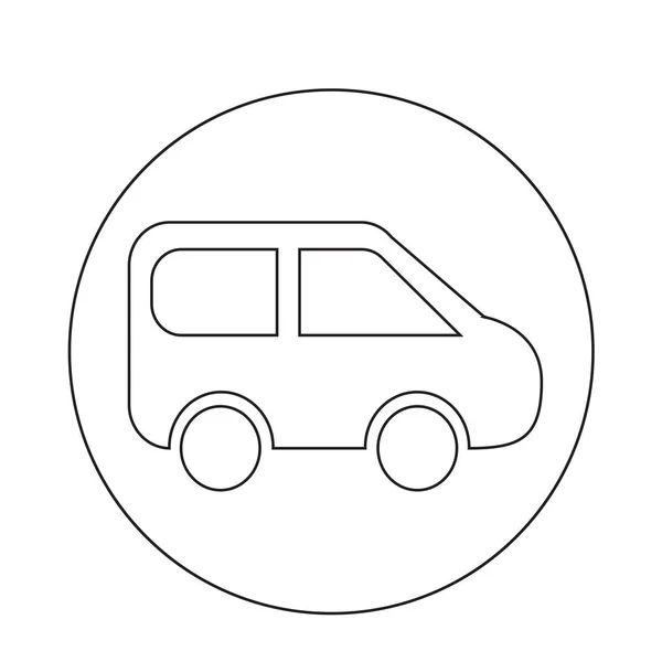 Icono de coche SUV — Vector de stock