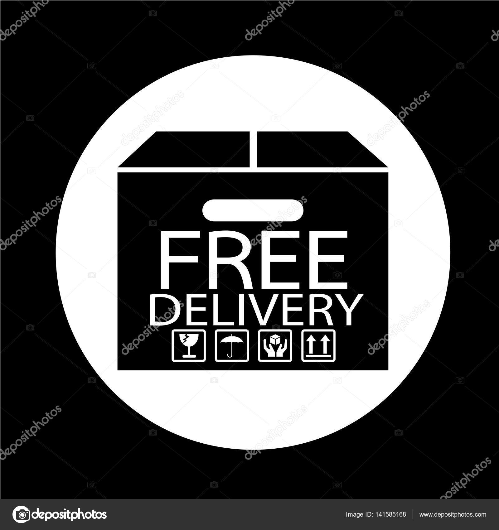 Icone De Frete Gratis Vetores De Stock C Porjai 141585168