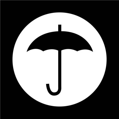 kırılgan düz simgesi