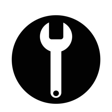 Düz İngiliz anahtarı simgesini