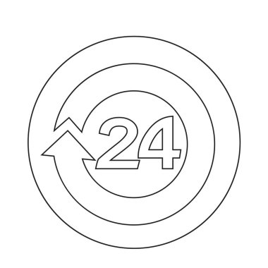 24 Saat Açık simgesi
