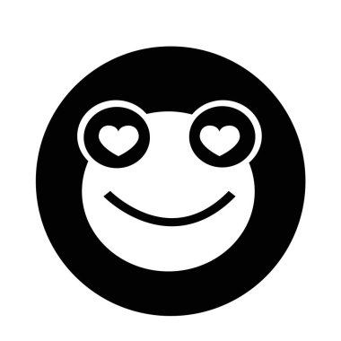 Kurbağa düz simgesi