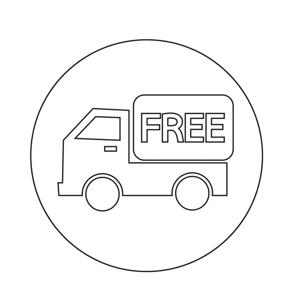 Icono de envío gratis — Vector de stock