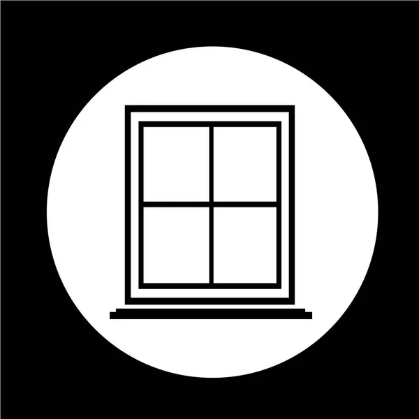 Window flat icon — Stock Vector