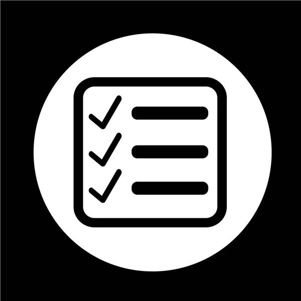 Checklist flat icon — Stock Vector