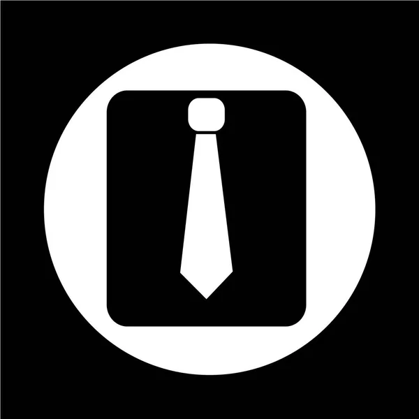 Necktie flat icon — Stock Vector