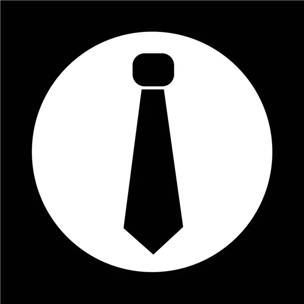 Necktie flat icon — Stock Vector