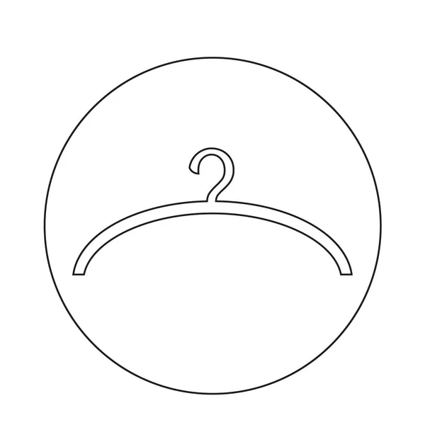 Значок вешалки — стоковый вектор