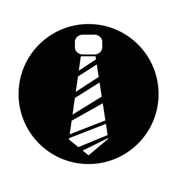 Krawat płaski ikona — Wektor stockowy