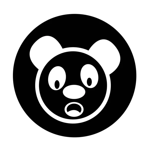 Icona del panda carino — Vettoriale Stock