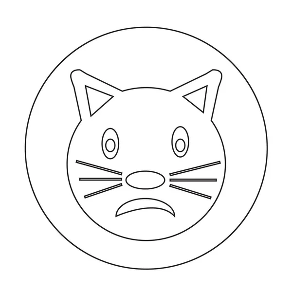 Кішка плоских значок — стоковий вектор