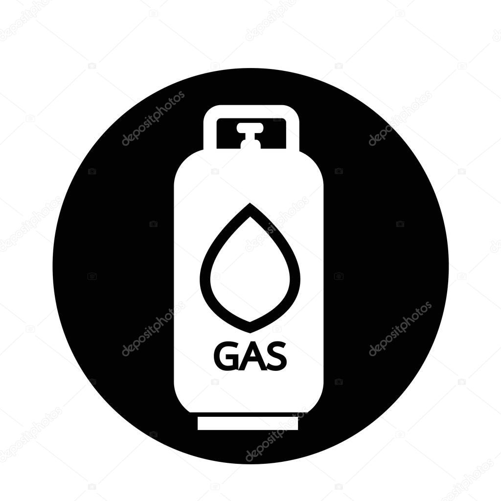 Liquid Propane Gas icon, vector illustration
