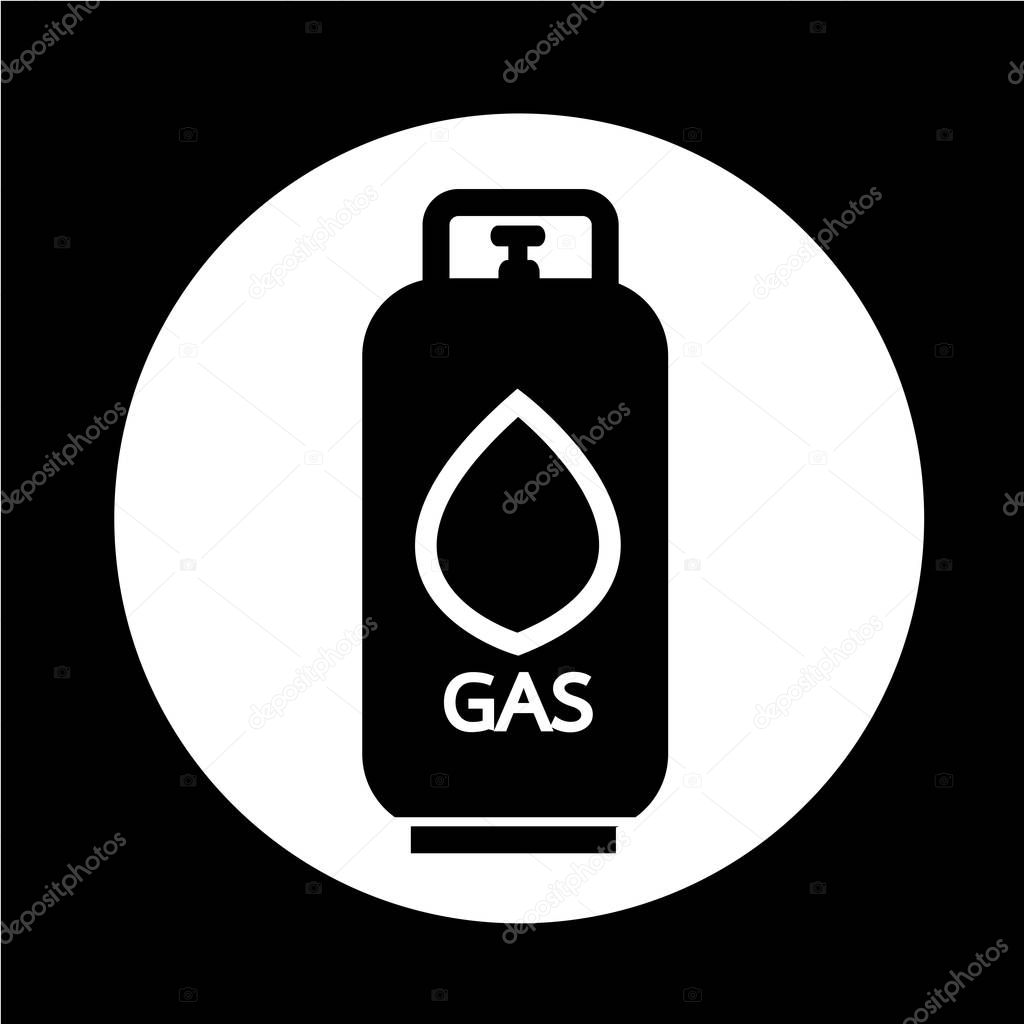 Liquid Propane Gas icon, vector illustration