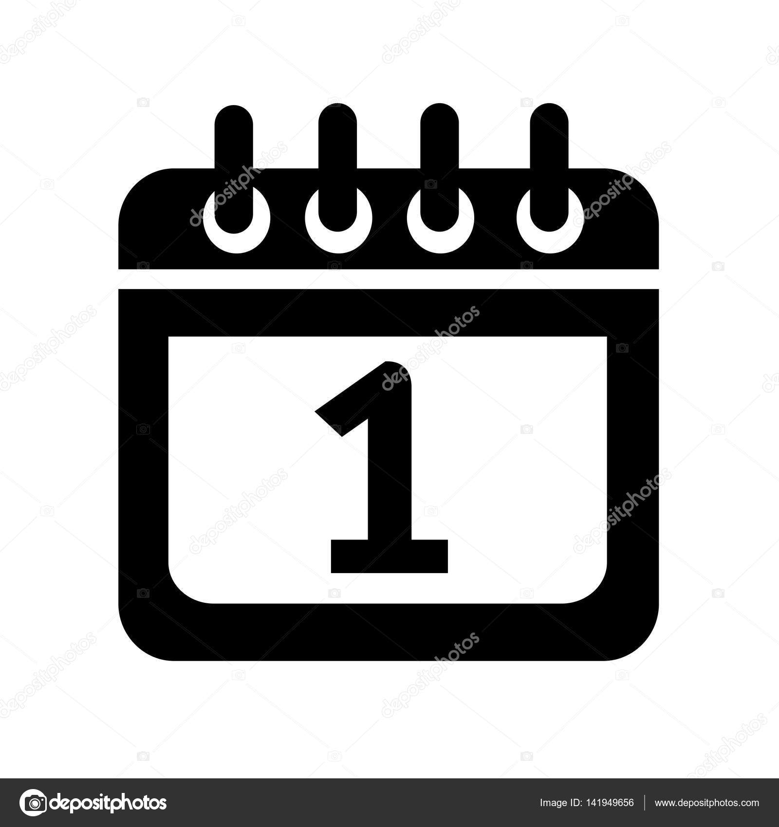 Calendar Flat Icon Stock Vector C Porjai