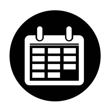 Takvim Düz Simgesi