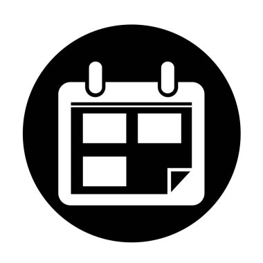 Takvim Düz Simgesi