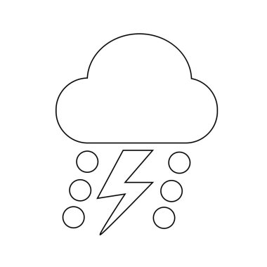 bulut yağmur simgesi