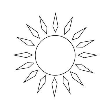 Güneş Düz Simgesi