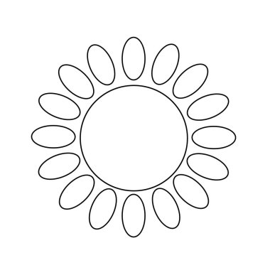 Güneş Düz Simgesi