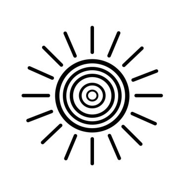 Güneş Düz Simgesi